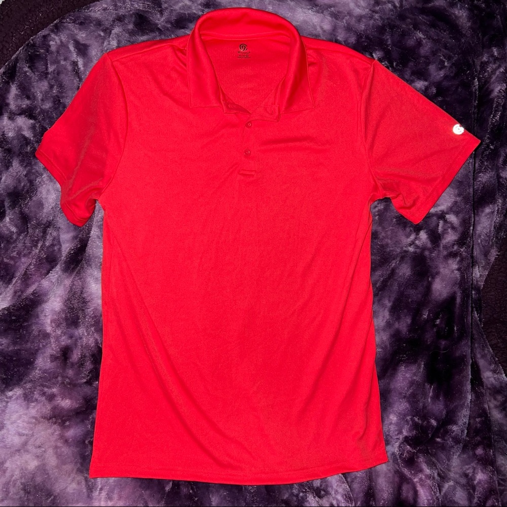 Champion C9 Polo Shirt Big‎ Boys Size XL (16-18) Red School Church Party Spring